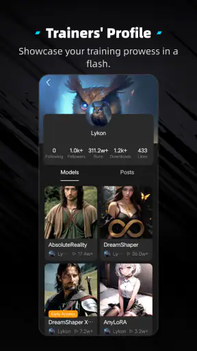 Tensor Art screenshot