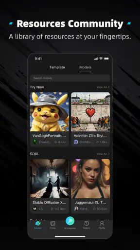Tensor Art screenshot