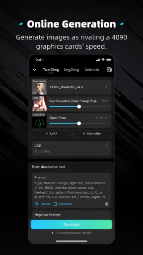 Tensor Art screenshot