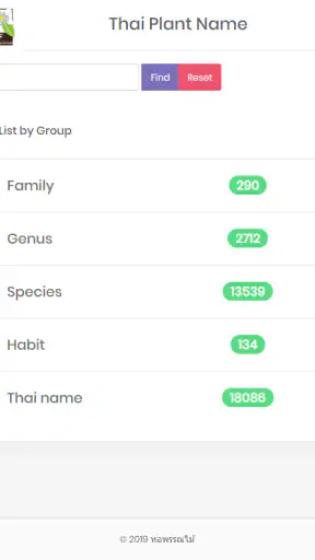 Thai Plant Names screenshot