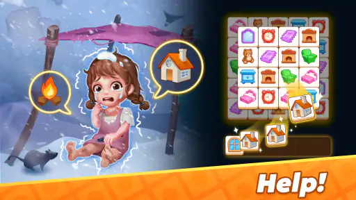 Tile Match - เกมจับคู่สาม screenshot