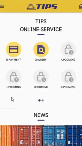 TIPS Online Services screenshot