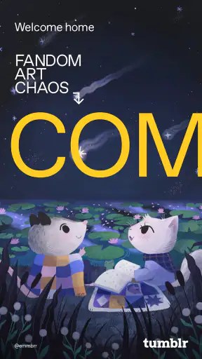 Tumblr—Fandom, Art, Chaos screenshot