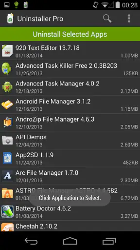 Uninstaller Pro screenshot