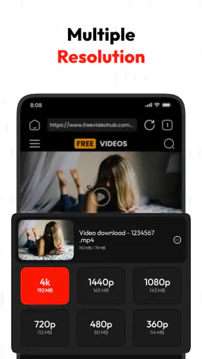 Video Downloader: Browser Home screenshot
