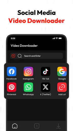Video Downloader: Browser Home screenshot