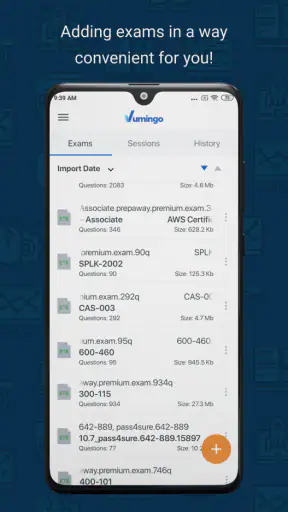 Vumingo Exam Testing Engine screenshot