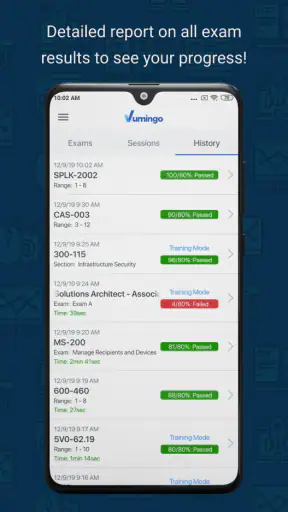 Vumingo Exam Testing Engine screenshot