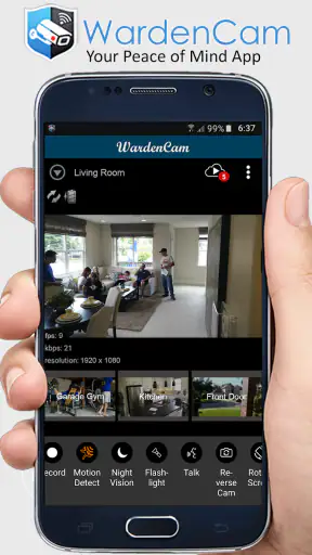 WardenCam กล้องสอดแนมเฝ้าระวัง screenshot