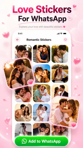 WASticker: Romantic stickers screenshot