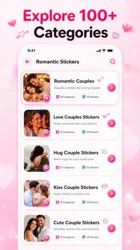 WASticker: Romantic stickers screenshot