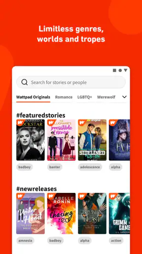 Wattpad แหล่งรวมเรื่องราว screenshot