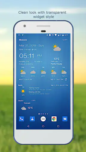 Weather & Clock Widget Plus screenshot