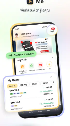 wiset รวมบริการผู้ลงทุนจาก SET screenshot