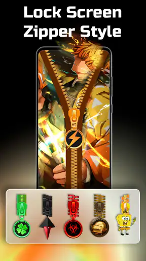 Zipper Lock Screen Wallpapers screenshot