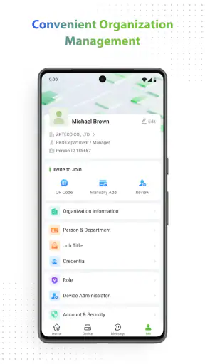 ZKBio Zlink screenshot