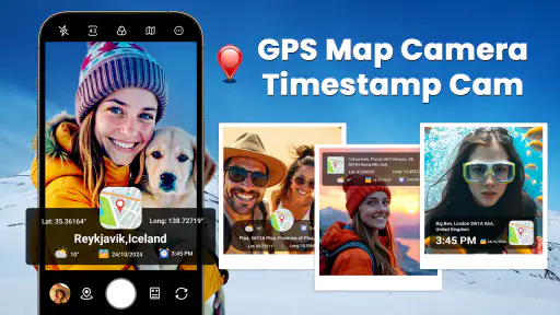 กล้อง GPS Map: กล้อง Timestamp screenshot
