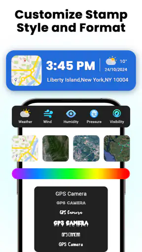 กล้อง GPS Map: กล้อง Timestamp screenshot