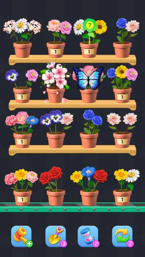 การจับคู่ดอกไม้: Blossom Sort® screenshot