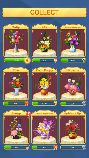 การจับคู่ดอกไม้: Blossom Sort® screenshot