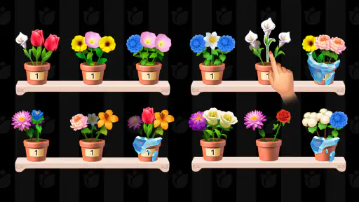 การจับคู่ดอกไม้: Blossom Sort® screenshot