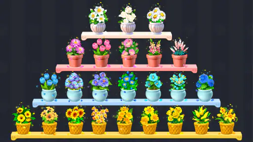 การจับคู่ดอกไม้: Blossom Sort® screenshot