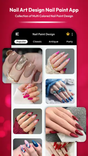 การออกแบบเล็บ : ยาทาเล็บ screenshot
