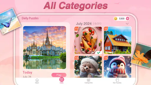 จิ๊กซอว์รายวัน screenshot