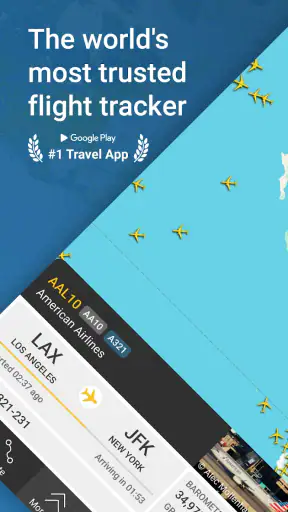ติดตามการบิน Flightradar24 screenshot
