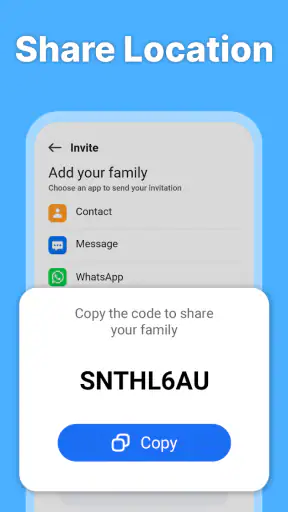 ตัวระบุตำแหน่งครอบครัว screenshot
