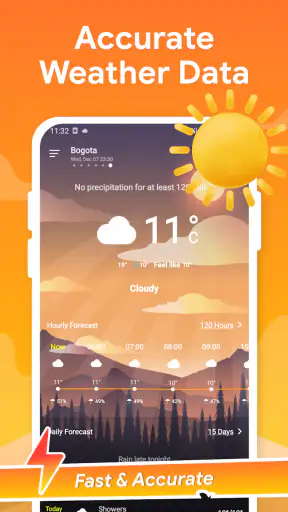 พยากรณ์อากาศ, เรดาร์และวิดเจ็ต screenshot