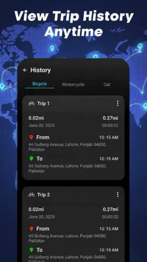 มาตรวัดความเร็ว Gps & ตัวติดตา screenshot