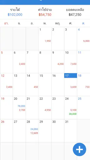 รายรับรายจ่ายง่ายๆ จัดการเงิน screenshot