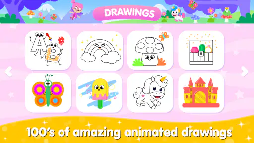 สถาบันวาดภาพระบายสีสำหรับเด็ก screenshot