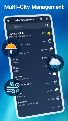 สภาพอากาศ - สภาพอากาศที่แม่นยำ screenshot