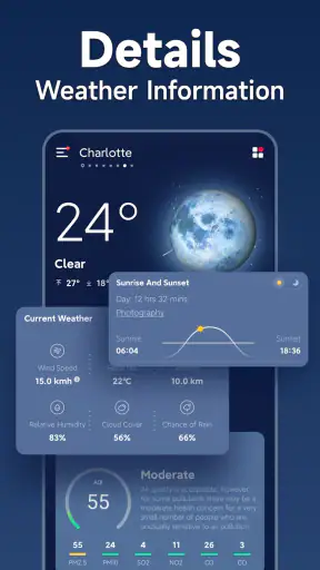 สภาพอากาศ - เรดาร์ฝน & วิดเจ็ต screenshot