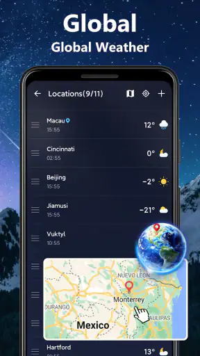 สภาพอากาศ - เรดาร์สดและวิดเจ็ต screenshot