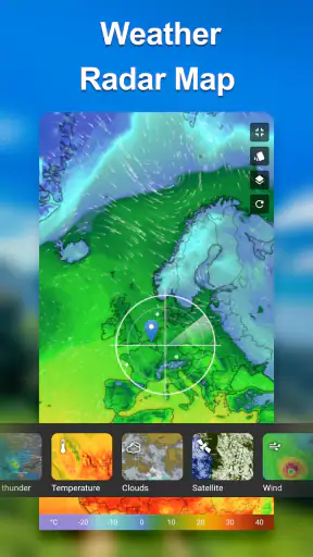 สภาพอากาศสด:สภาพอากาศที่แม่นยำ screenshot
