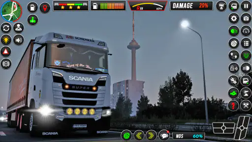 สหรัฐอเมริกา รถ ขนส่ง จำลอง 3D screenshot