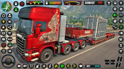 สหรัฐอเมริกา รถ ขนส่ง จำลอง 3D screenshot