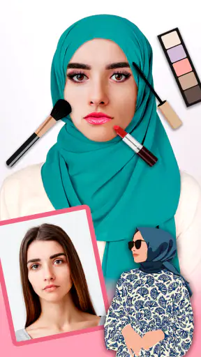 ฮิญาบแก้ไขรูปถ่ายแฟชั่น Hijab screenshot