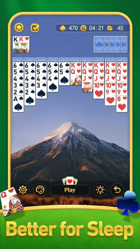 เกมการ์ดแมงมุมเล่นไพ่คนเดียว screenshot