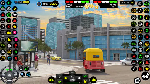 เกมรถตุ๊กตุ๊ก-เกมรถตุ๊กตุ๊ก 3D screenshot