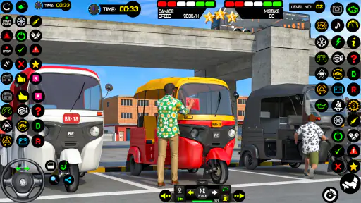 เกมรถตุ๊กตุ๊ก-เกมรถตุ๊กตุ๊ก 3D screenshot