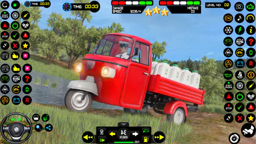 เกมรถตุ๊กตุ๊ก-เกมรถตุ๊กตุ๊ก 3D screenshot