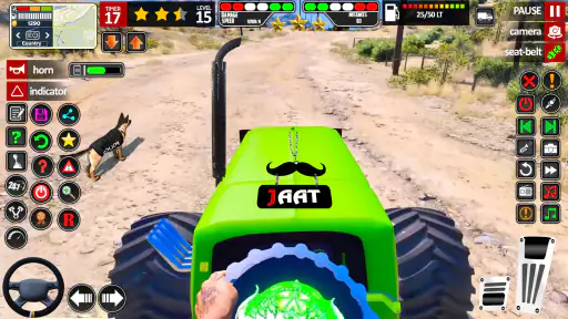 เกมรถแทรกเตอร์จำลองรถแทรกเตอร์ screenshot