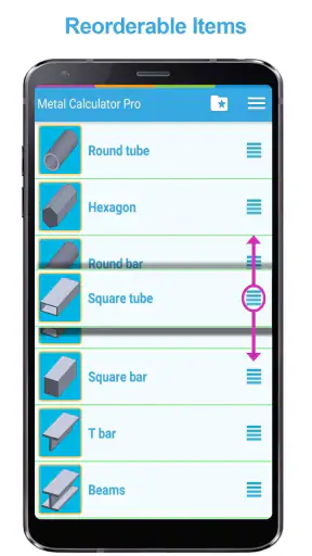 เครื่องคิดคำนวณน้ำหนักโลหะ pro screenshot