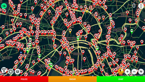เครื่องตรวจจับ ตำรวจ เรดาร์ screenshot