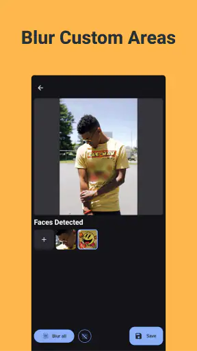 เบลอหน้า - เซ็นเซอร์ภาพ screenshot