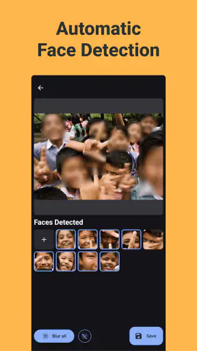 เบลอหน้า - เซ็นเซอร์ภาพ screenshot